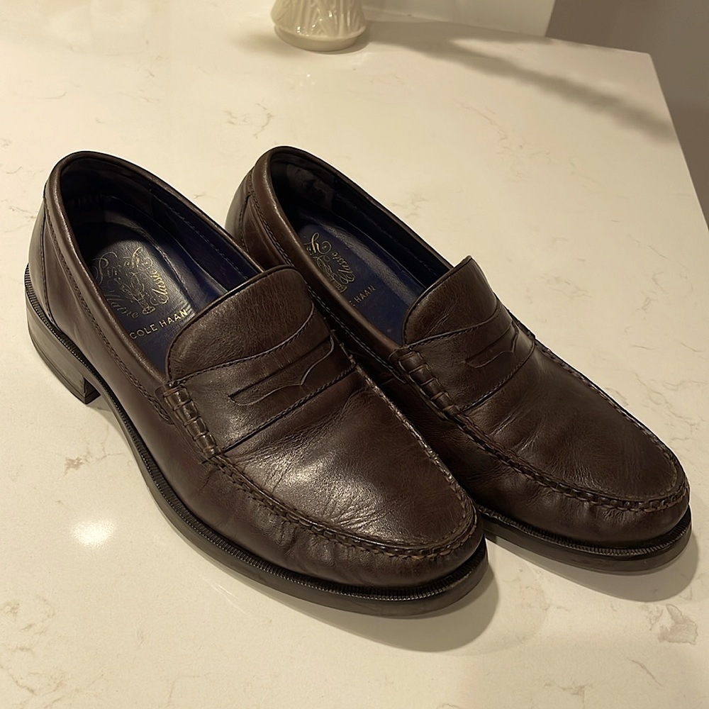 Cole Haan Men’s Pinch Sanford Penny Loafer (British Tan)